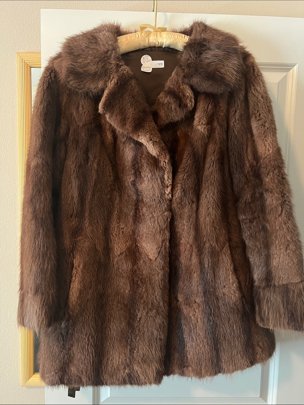 Classic Womens Mink Fur Coat - Elegant Winter Outerwear